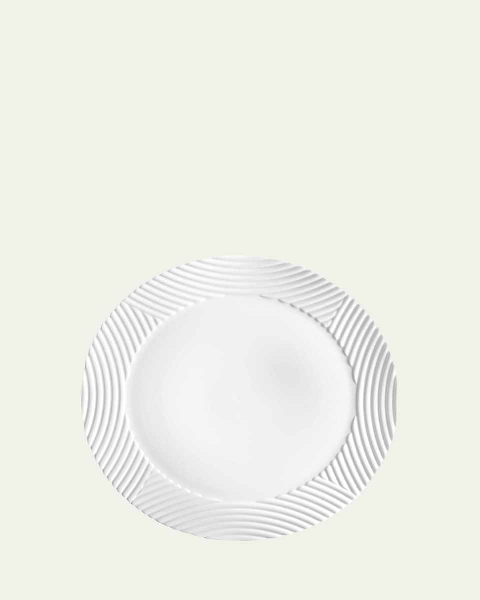 Corde Wide-Rim Charger, White